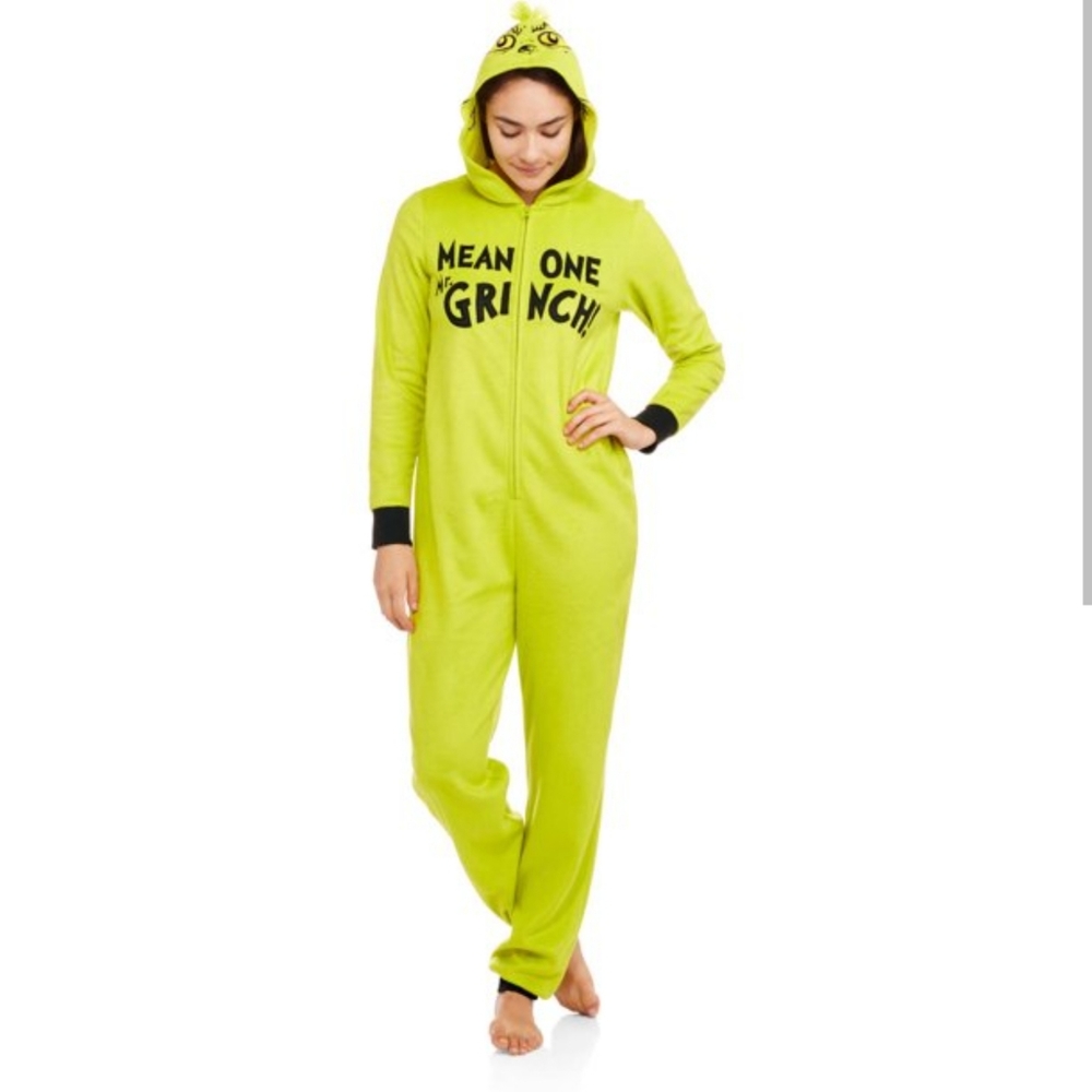 Mean One Mr Grinch Onesie -Junior XL